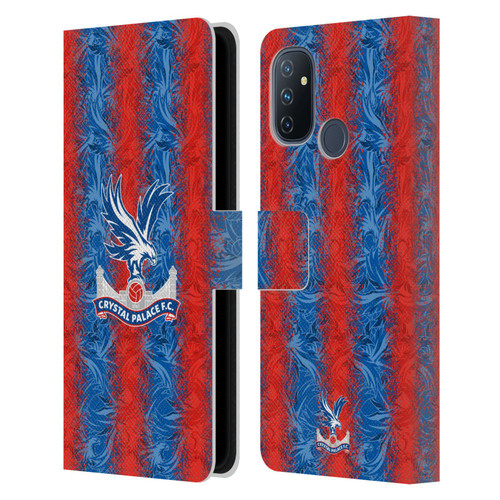 Crystal Palace FC 2024/25 Crest Kit Home Leather Book Wallet Case Cover For OnePlus Nord N100
