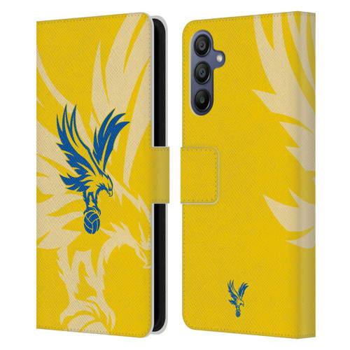 Crystal Palace FC 2024/25 Crest Kit Away Leather Book Wallet Case Cover For Samsung Galaxy A15 Crystal Palace FC 2024/25 Crest Kit Away Leather Book Wallet Case Cover For Samsung Galaxy A15