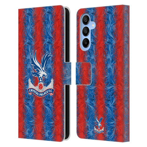 Crystal Palace FC 2024/25 Crest Kit Home Leather Book Wallet Case Cover For Samsung Galaxy A16 5G