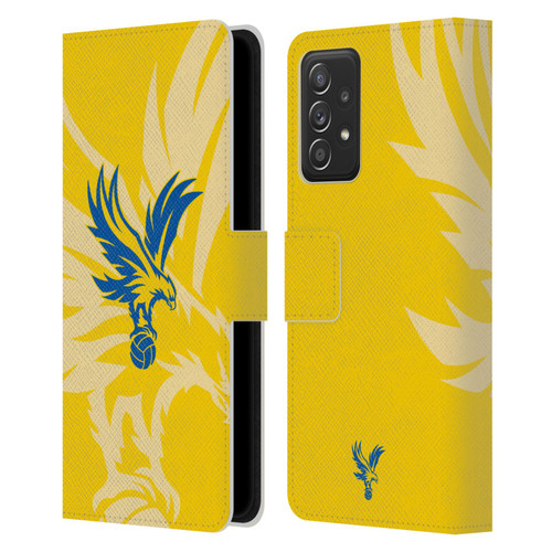 Crystal Palace FC 2024/25 Crest Kit Away Leather Book Wallet Case Cover For Samsung Galaxy A52 / A52s / 5G (2021)