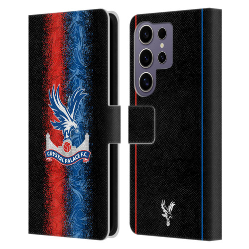 Crystal Palace FC 2024/25 Crest Kit Third Leather Book Wallet Case Cover For Samsung Galaxy S25 Ultra