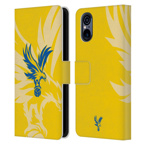 Crystal Palace FC 2024/25 Crest Kit Away Leather Book Wallet Case Cover For Sony Xperia 5 V 5G