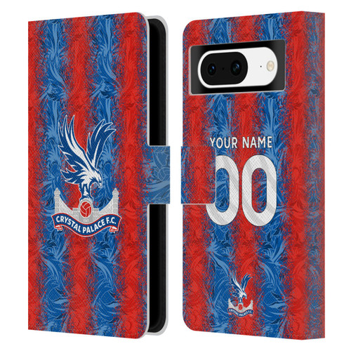 Custom Customised Personalised Crystal Palace Football Club 2024/25 Kit Home Leather Book Wallet Case Cover For Google Pixel 8 Custom Customised Personalised Crystal Palace Football Club 2024/25 Kit Home Leather Book Wallet Case Cover For Google Pixel 8