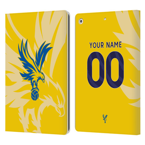 Custom Customised Personalised Crystal Palace Football Club 2024/25 Kit Away Leather Book Wallet Case Cover For Apple iPad 10.2 2019/2020/2021