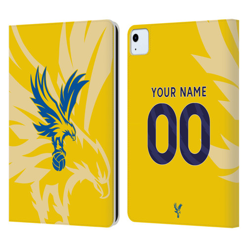 Custom Customised Personalised Crystal Palace Football Club 2024/25 Kit Away Leather Book Wallet Case Cover For Apple iPad Air 11 2020/2022/2024/2025