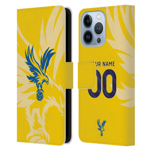 Custom Customised Personalised Crystal Palace Football Club 2024/25 Kit Away Leather Book Wallet Case Cover For Apple iPhone 13 Pro Custom Customised Personalised Crystal Palace Football Club 2024/25 Kit Away Leather Book Wallet Case Cover For Apple iPhone 13 Pro
