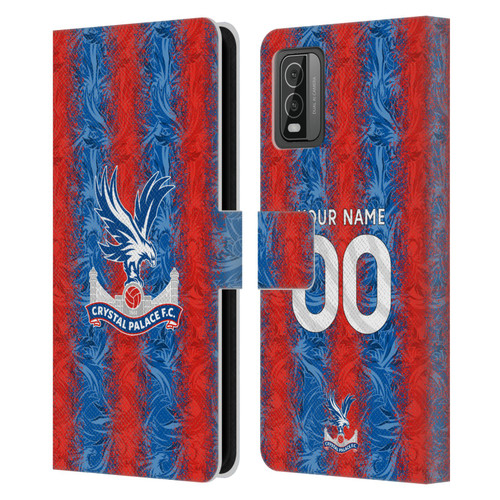 Custom Customised Personalised Crystal Palace Football Club 2024/25 Kit Home Leather Book Wallet Case Cover For Nokia C210