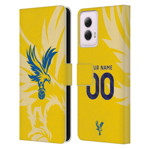 Custom Customised Personalised Crystal Palace Football Club 2024/25 Kit Away Leather Book Wallet Case Cover For Motorola Moto G Power (2024) Custom Customised Personalised Crystal Palace Football Club 2024/25 Kit Away Leather Book Wallet Case Cover For Motorola Moto G Power (2024)