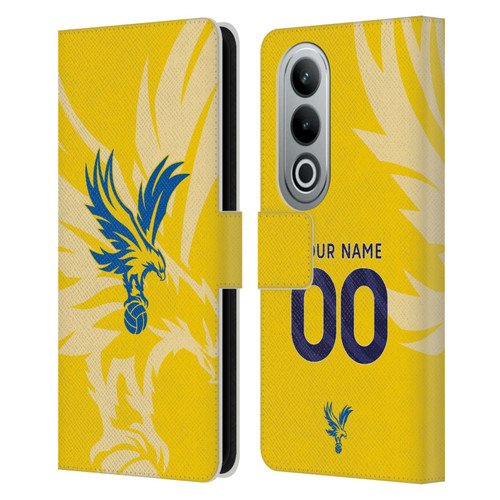 Custom Customised Personalised Crystal Palace Football Club 2024/25 Kit Away Leather Book Wallet Case Cover For OPPO OnePlus Ace 3V 5G