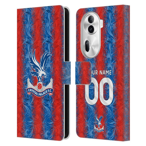 Custom Customised Personalised Crystal Palace Football Club 2024/25 Kit Home Leather Book Wallet Case Cover For OPPO Reno11 Custom Customised Personalised Crystal Palace Football Club 2024/25 Kit Home Leather Book Wallet Case Cover For OPPO Reno11