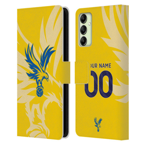 Custom Customised Personalised Crystal Palace Football Club 2024/25 Kit Away Leather Book Wallet Case Cover For Samsung Galaxy A14 5G Custom Customised Personalised Crystal Palace Football Club 2024/25 Kit Away Leather Book Wallet Case Cover For Samsung Galaxy A14 5G