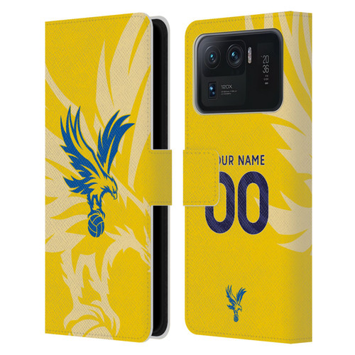 Custom Customised Personalised Crystal Palace Football Club 2024/25 Kit Away Leather Book Wallet Case Cover For Xiaomi Mi 11 Ultra Custom Customised Personalised Crystal Palace Football Club 2024/25 Kit Away Leather Book Wallet Case Cover For Xiaomi Mi 11 Ultra