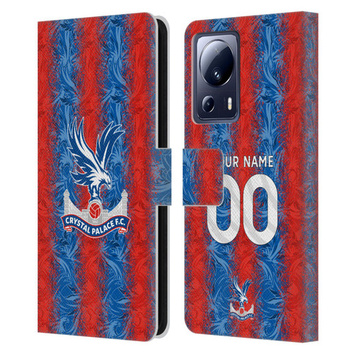 Custom Customised Personalised Crystal Palace Football Club 2024/25 Kit Home Leather Book Wallet Case Cover For Xiaomi 13 Lite 5G Custom Customised Personalised Crystal Palace Football Club 2024/25 Kit Home Leather Book Wallet Case Cover For Xiaomi 13 Lite 5G