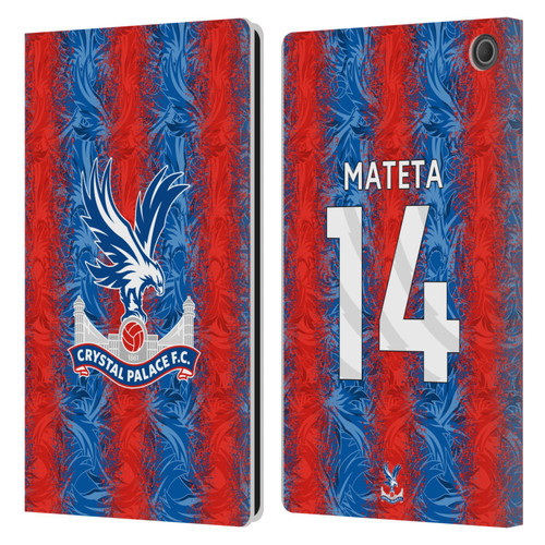 Crystal Palace FC 2024/25 Players Home Kit Jean-Philippe Mateta Leather Book Wallet Case Cover For Amazon Fire Max 11 2023