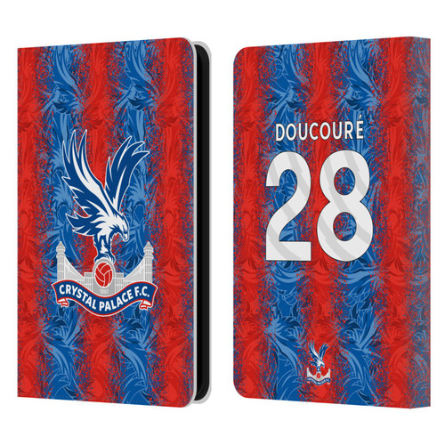 Crystal Palace FC 2024/25 Players Home Kit Cheick Doucouré Leather Book Wallet Case Cover For Amazon Kindle Paperwhite 5 (2021)