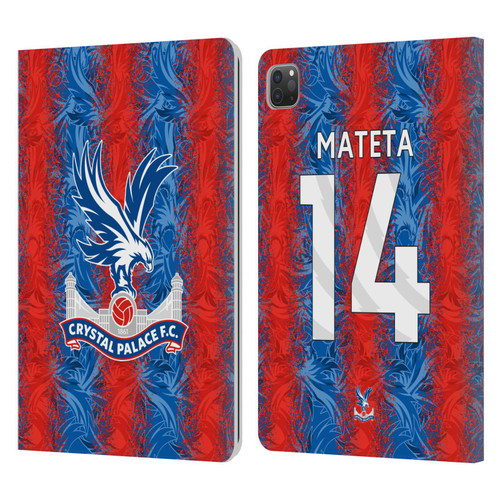 Crystal Palace FC 2024/25 Players Home Kit Jean-Philippe Mateta Leather Book Wallet Case Cover For Apple iPad Pro 11 2020 / 2021 / 2022