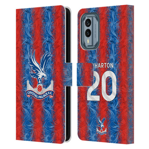 Crystal Palace FC 2024/25 Players Home Kit Adam Wharton Leather Book Wallet Case Cover For Nokia X30 Crystal Palace FC 2024/25 Players Home Kit Adam Wharton Leather Book Wallet Case Cover For Nokia X30