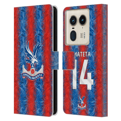 Crystal Palace FC 2024/25 Players Home Kit Jean-Philippe Mateta Leather Book Wallet Case Cover For Motorola Edge 50 Ultra/X50 Ultra