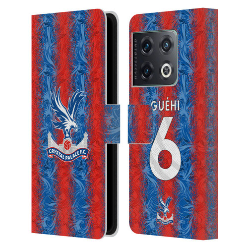 Crystal Palace FC 2024/25 Players Home Kit Marc Guéhi Leather Book Wallet Case Cover For OnePlus 10 Pro