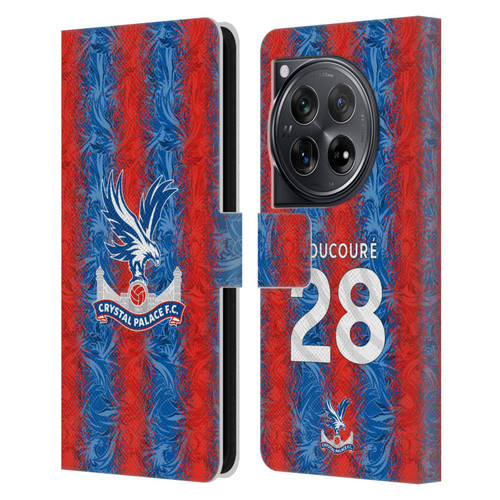 Crystal Palace FC 2024/25 Players Home Kit Cheick Doucouré Leather Book Wallet Case Cover For OnePlus 12