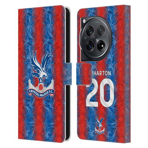 Crystal Palace FC 2024/25 Players Home Kit Adam Wharton Leather Book Wallet Case Cover For OnePlus 12