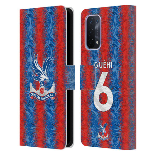 Crystal Palace FC 2024/25 Players Home Kit Marc Guéhi Leather Book Wallet Case Cover For OPPO A54 5G