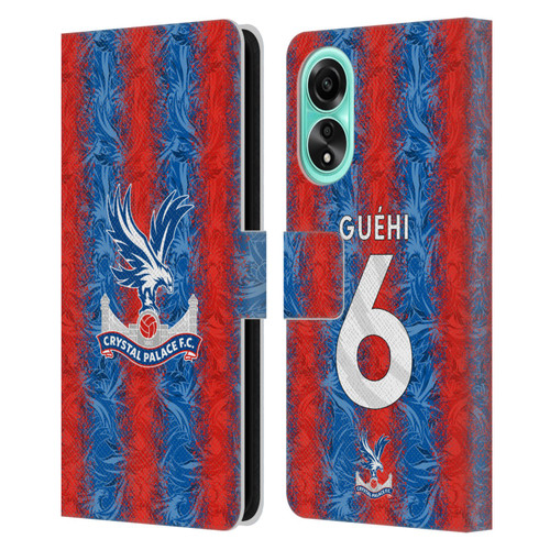 Crystal Palace FC 2024/25 Players Home Kit Marc Guéhi Leather Book Wallet Case Cover For OPPO A78 4G