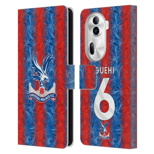 Crystal Palace FC 2024/25 Players Home Kit Marc Guéhi Leather Book Wallet Case Cover For OPPO Reno11