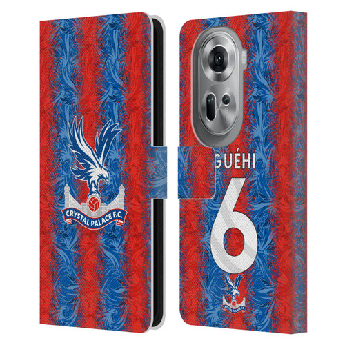 Crystal Palace FC 2024/25 Players Home Kit Marc Guéhi Leather Book Wallet Case Cover For OPPO Reno11 Pro