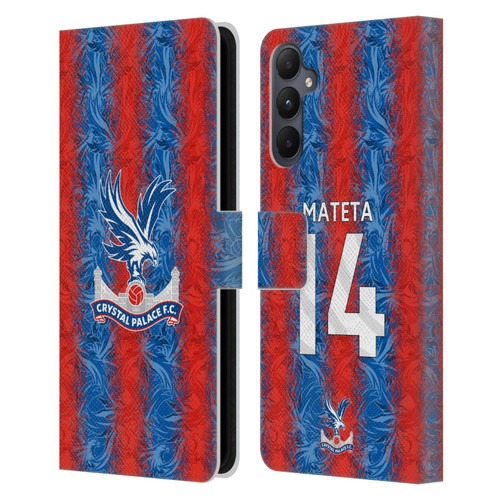 Crystal Palace FC 2024/25 Players Home Kit Jean-Philippe Mateta Leather Book Wallet Case Cover For Samsung Galaxy A05s Crystal Palace FC 2024/25 Players Home Kit Jean-Philippe Mateta Leather Book Wallet Case Cover For Samsung Galaxy A05s