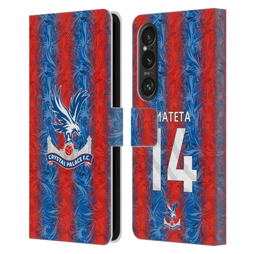 Crystal Palace FC 2024/25 Players Home Kit Jean-Philippe Mateta Leather Book Wallet Case Cover For Sony Xperia 1 VI 5G