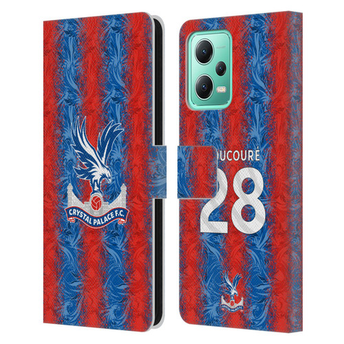 Crystal Palace FC 2024/25 Players Home Kit Cheick Doucouré Leather Book Wallet Case Cover For Xiaomi Redmi Note 12 5G
