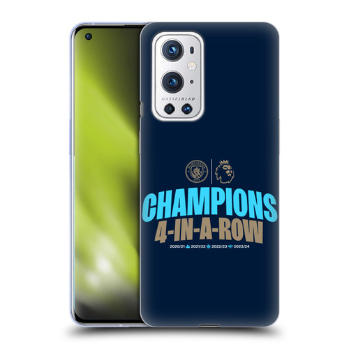 Manchester City Man City FC 2024 Premier League Champions 4 In A Row Dark Soft Gel Case for OnePlus 9 Pro Manchester City Man City FC 2024 Premier League Champions 4 In A Row Dark Soft Gel Case for OnePlus 9 Pro