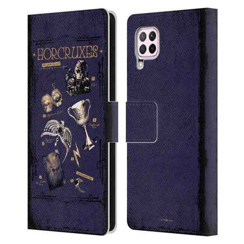 Harry Potter Dementors Kiss Horcruxes Leather Book Wallet Case Cover For Huawei Nova 6 SE / P40 Lite