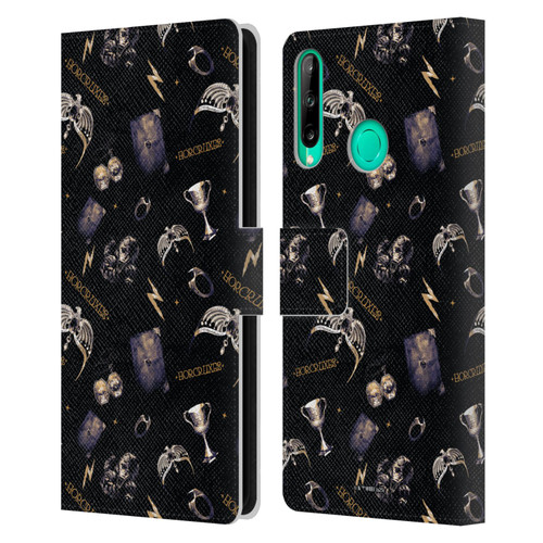 Harry Potter Dementors Kiss Horcruxes Pattern Leather Book Wallet Case Cover For Huawei P40 lite E