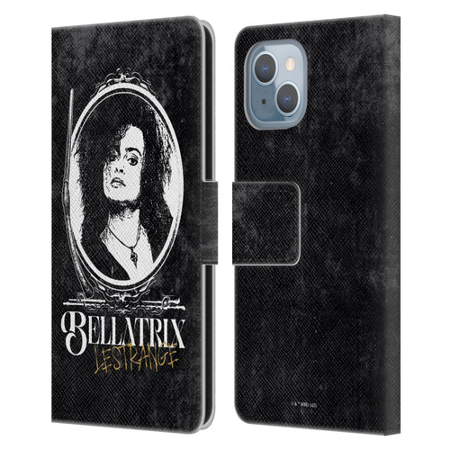 Harry Potter Dementors Kiss Bellatrix Lestrange Leather Book Wallet Case Cover For Apple iPhone 14