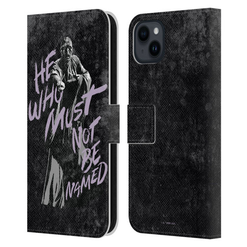 Harry Potter Dementors Kiss Voldemort Leather Book Wallet Case Cover For Apple iPhone 15 Plus