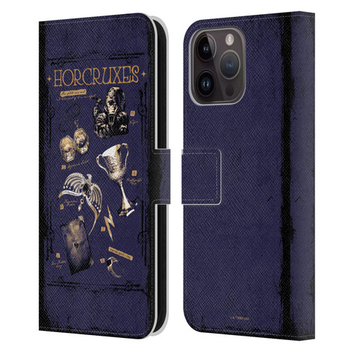 Harry Potter Dementors Kiss Horcruxes Leather Book Wallet Case Cover For Apple iPhone 15 Pro Max