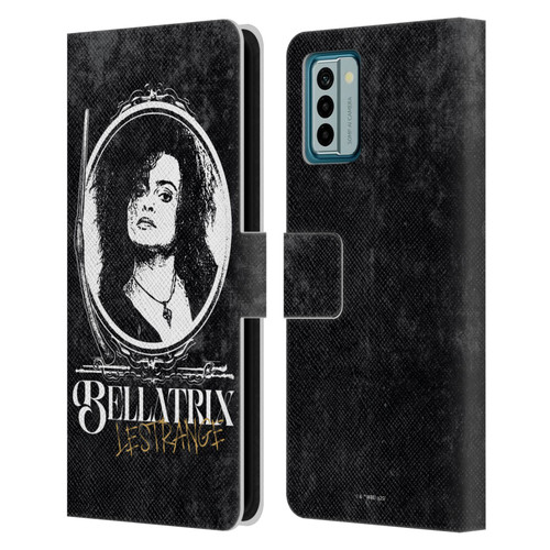 Harry Potter Dementors Kiss Bellatrix Lestrange Leather Book Wallet Case Cover For Nokia G42
