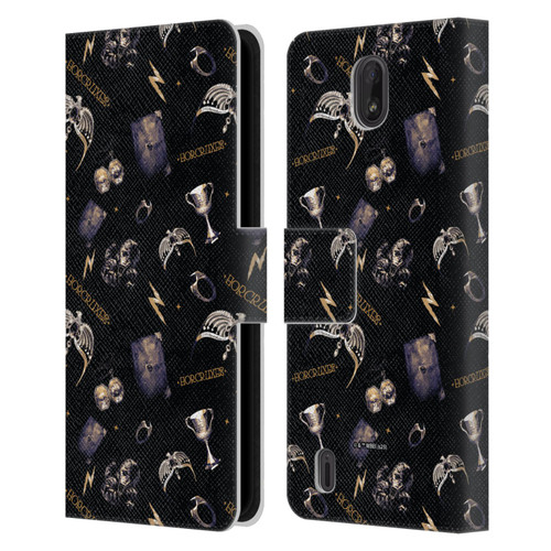 Harry Potter Dementors Kiss Horcruxes Pattern Leather Book Wallet Case Cover For Nokia C01 Plus/C1 2nd Edition
