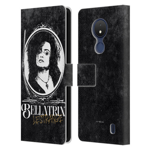 Harry Potter Dementors Kiss Bellatrix Lestrange Leather Book Wallet Case Cover For Nokia C21