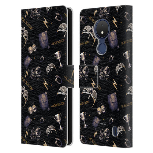 Harry Potter Dementors Kiss Horcruxes Pattern Leather Book Wallet Case Cover For Nokia C21