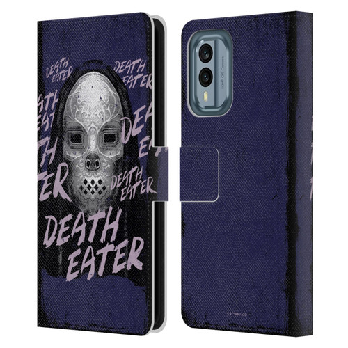 Harry Potter Dementors Kiss Death Eater Leather Book Wallet Case Cover For Nokia X30