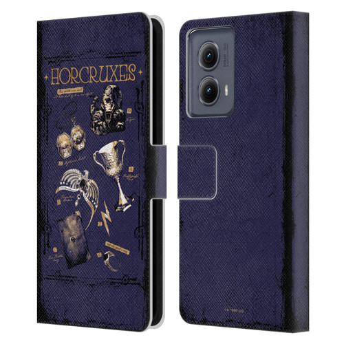 Harry Potter Dementors Kiss Horcruxes Leather Book Wallet Case Cover For Motorola Edge (2024)