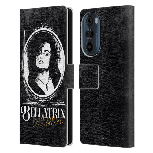 Harry Potter Dementors Kiss Bellatrix Lestrange Leather Book Wallet Case Cover For Motorola Edge 30