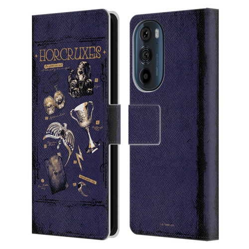 Harry Potter Dementors Kiss Horcruxes Leather Book Wallet Case Cover For Motorola Edge 30