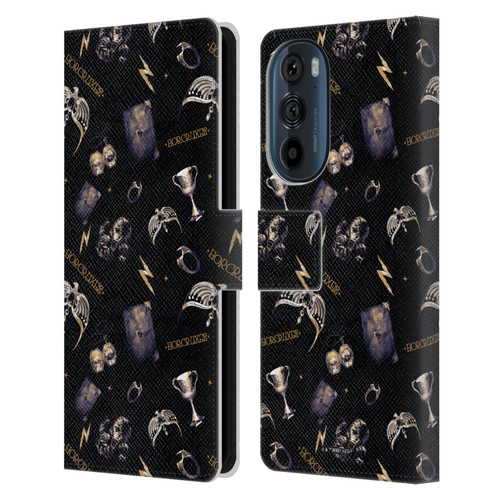 Harry Potter Dementors Kiss Horcruxes Pattern Leather Book Wallet Case Cover For Motorola Edge 30