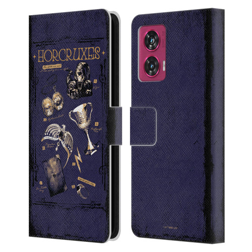 Harry Potter Dementors Kiss Horcruxes Leather Book Wallet Case Cover For Motorola Edge 50 Fusion