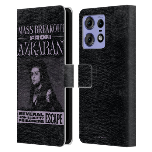 Harry Potter Dementors Kiss Breakout From Azkaban Leather Book Wallet Case Cover For Motorola Edge 50 Pro