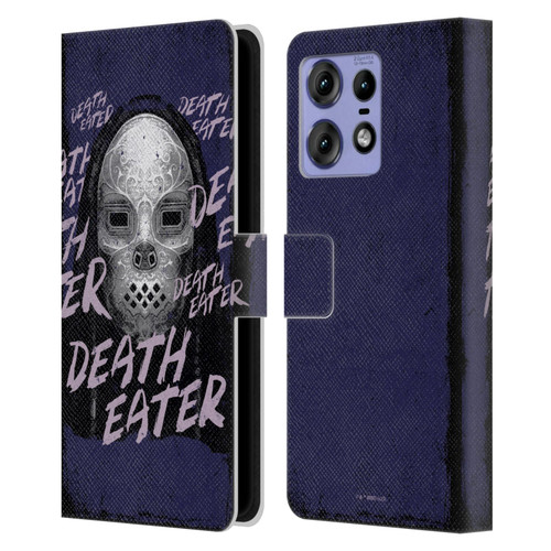 Harry Potter Dementors Kiss Death Eater Leather Book Wallet Case Cover For Motorola Edge 50 Pro